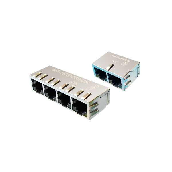 2埠/4埠10/100/1000 base-T RJ45变压器模组